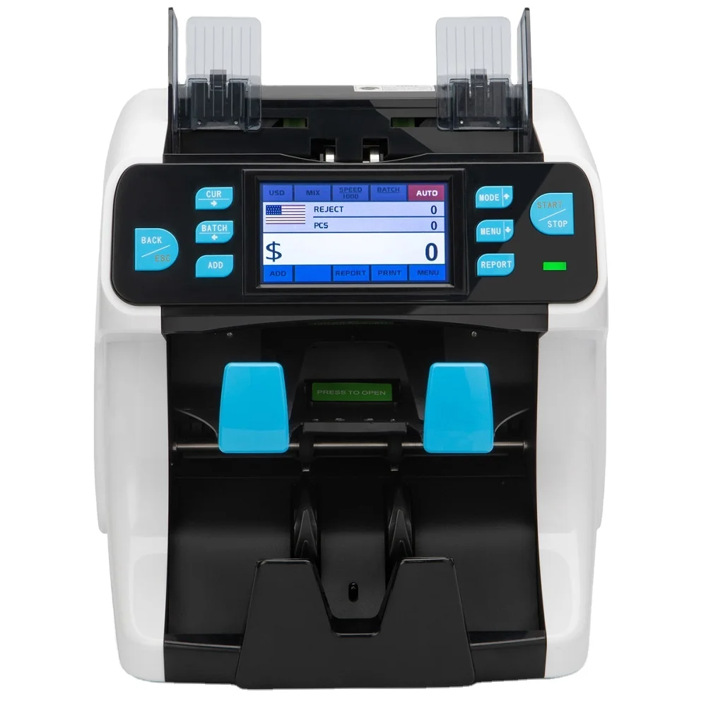 1 + Карманный счетчик банкнот сортировочная машина с серийным