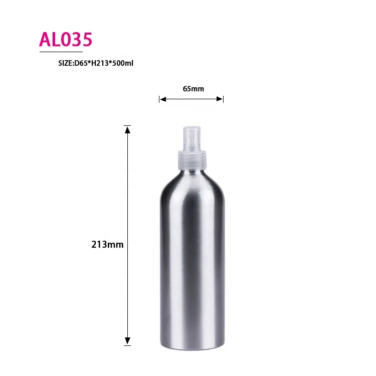 
30ml-500ml таможня пустой алюминиевый металлический бутылка Брызга тумана с белым черным опрыскиватель 