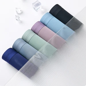 High Quality Mens Underwear Seamless Moisture Wicking Huge Pouch Custom Boxer Briefs Mens Cotton Stretch No Show Trunk for Men