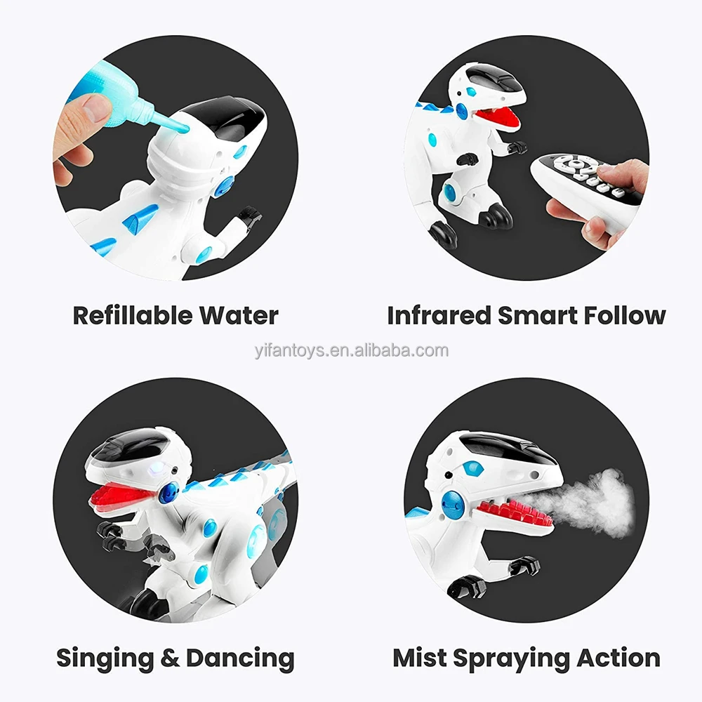 Dinossauro RC inteligente jogo de aprendizagem, multi-função, Storytelling,  cantando, cantando, dançando, robô, brinquedos educativos - AliExpress