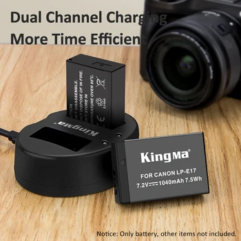 KingMa Replacement Battery LP-E17 LP E17 for Canon EOS M3 M5 M6 77D 200D 750D 760D 800D 8000D 9000D Rebel T6i T7i SL2 Kiss X8i detail image