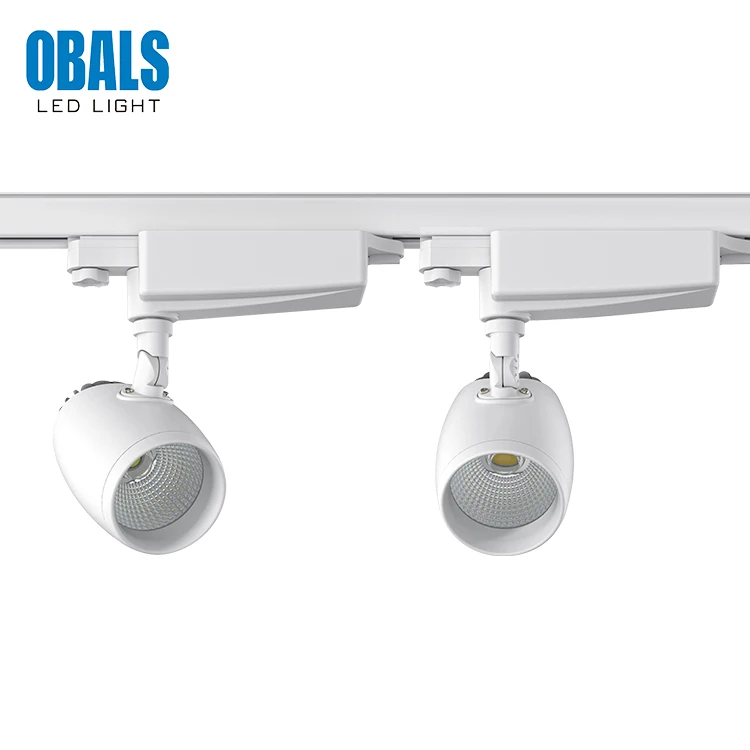 OBALS прожектор высокой яркости с магнитной направляющей 15 Вт 20 Вт 25 Вт 30 Вт 40 Вт COB светодиодный Трековый светильник