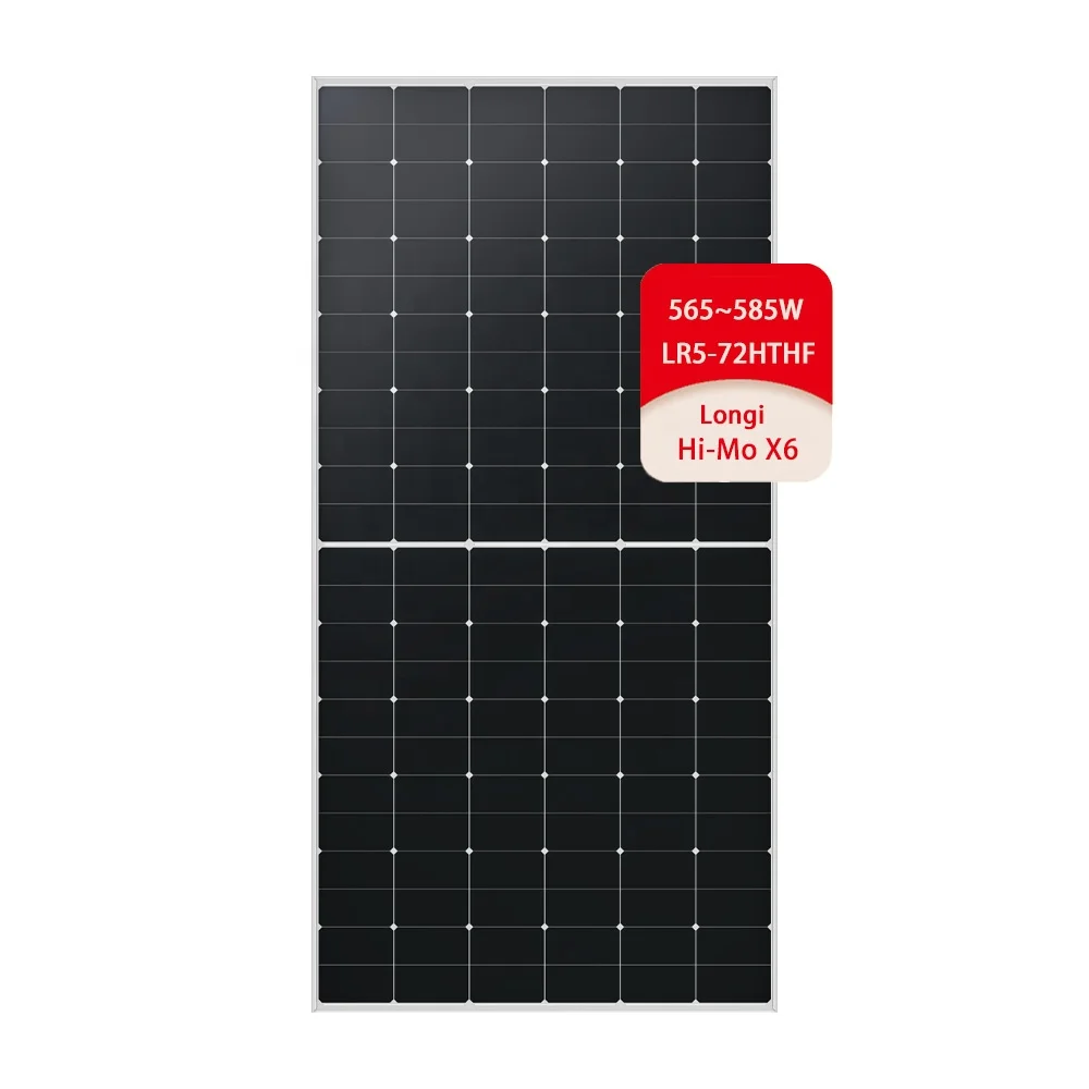 Longi Solar PV Module Price Hi-Mo6 Explorer High Efficiency 565W 570W 575W 580W 585W 182mmx182mm Cell Size 21.8%-22.6%