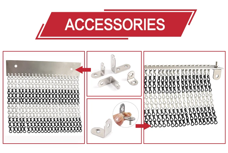 Aluminum Chain Link Woven Wire Mesh Metal Curtain for Interior Wall ...