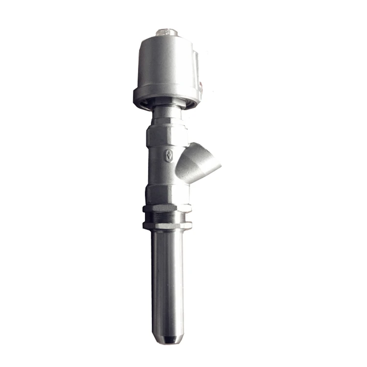 Guanyu china supplier stainless steel pneumatic control fluid filling valve nozzle