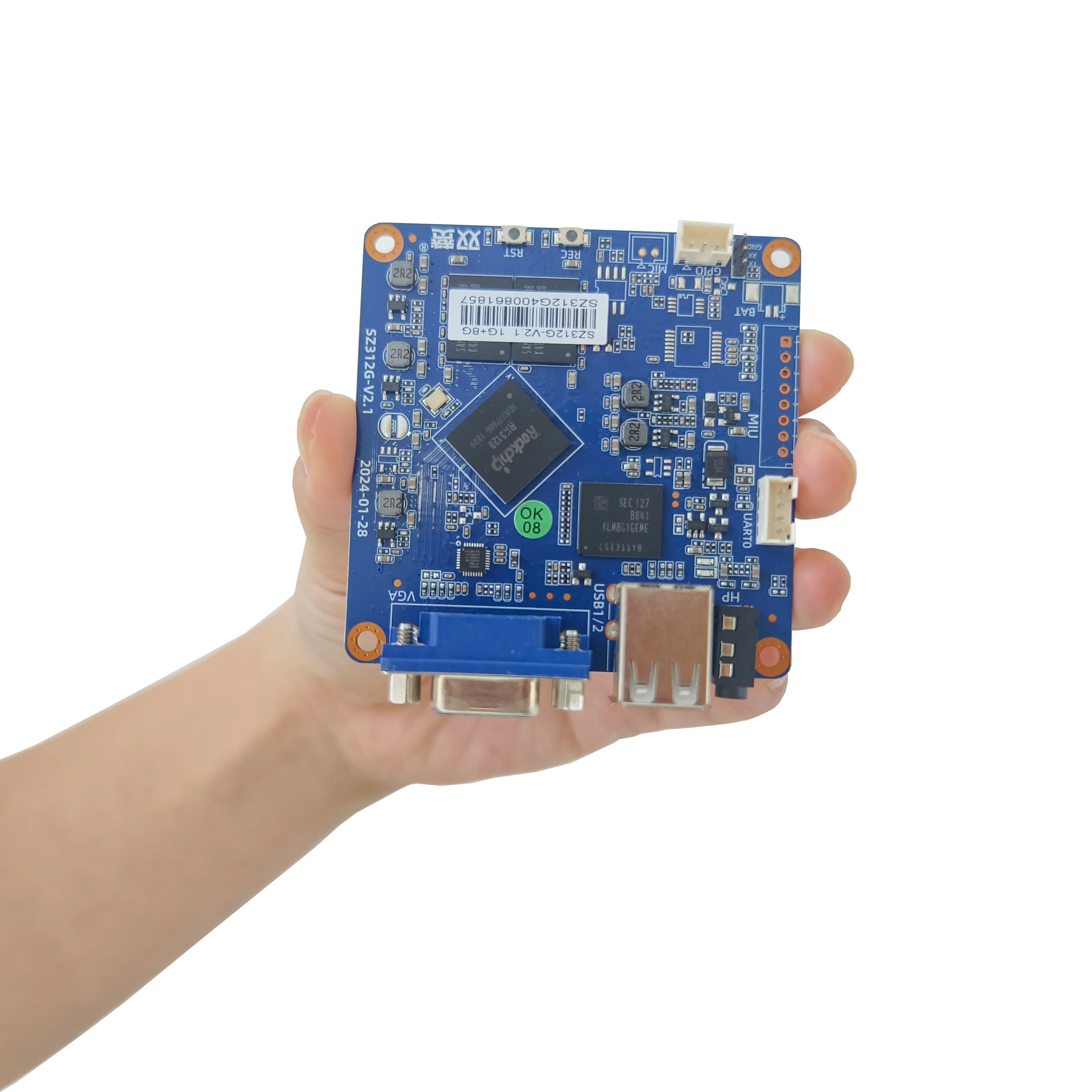 Mini PC Sem Ventoinha Android Embutido Computador Mini PC Placa