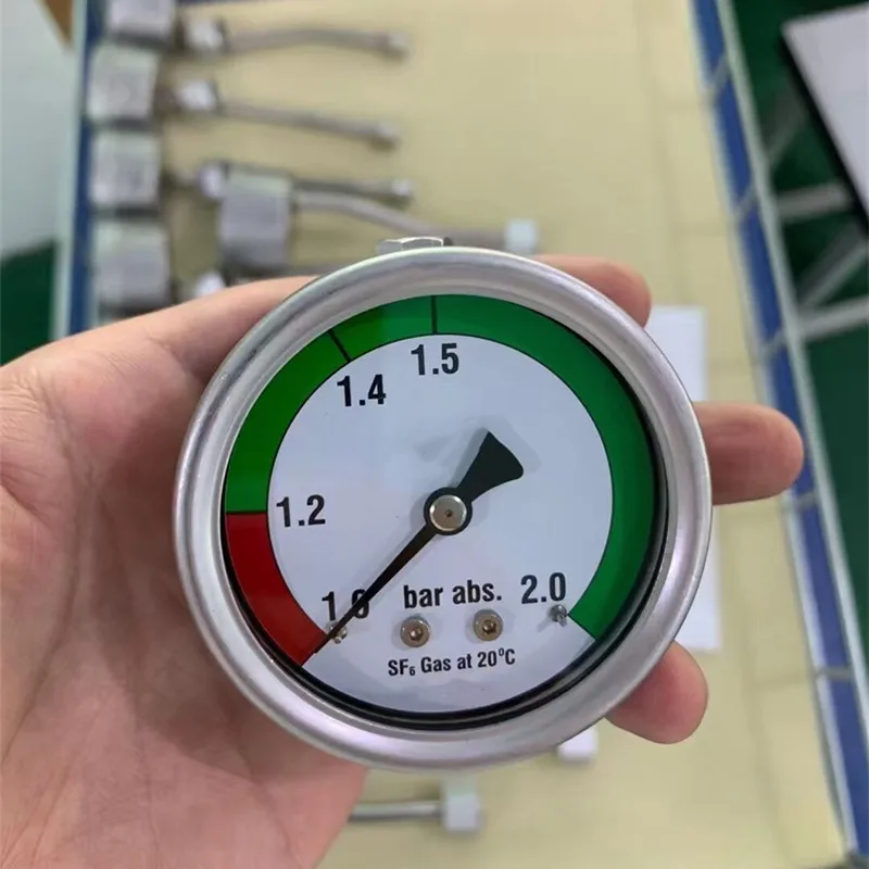 Good Quality Density Testing 1 to 2 bar Abs SF6 Gas Pressure Gauge