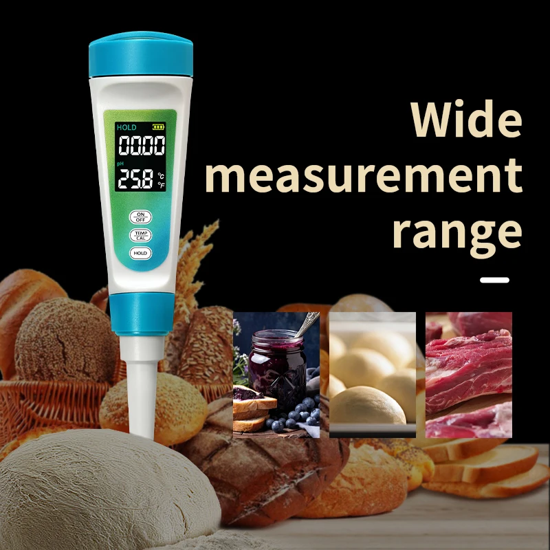 Digital PH-012 Fruit Jam PH Testing Meter Pen Banana PH Analyzer Pen New Style PH Meter for Milk and Yoghurt