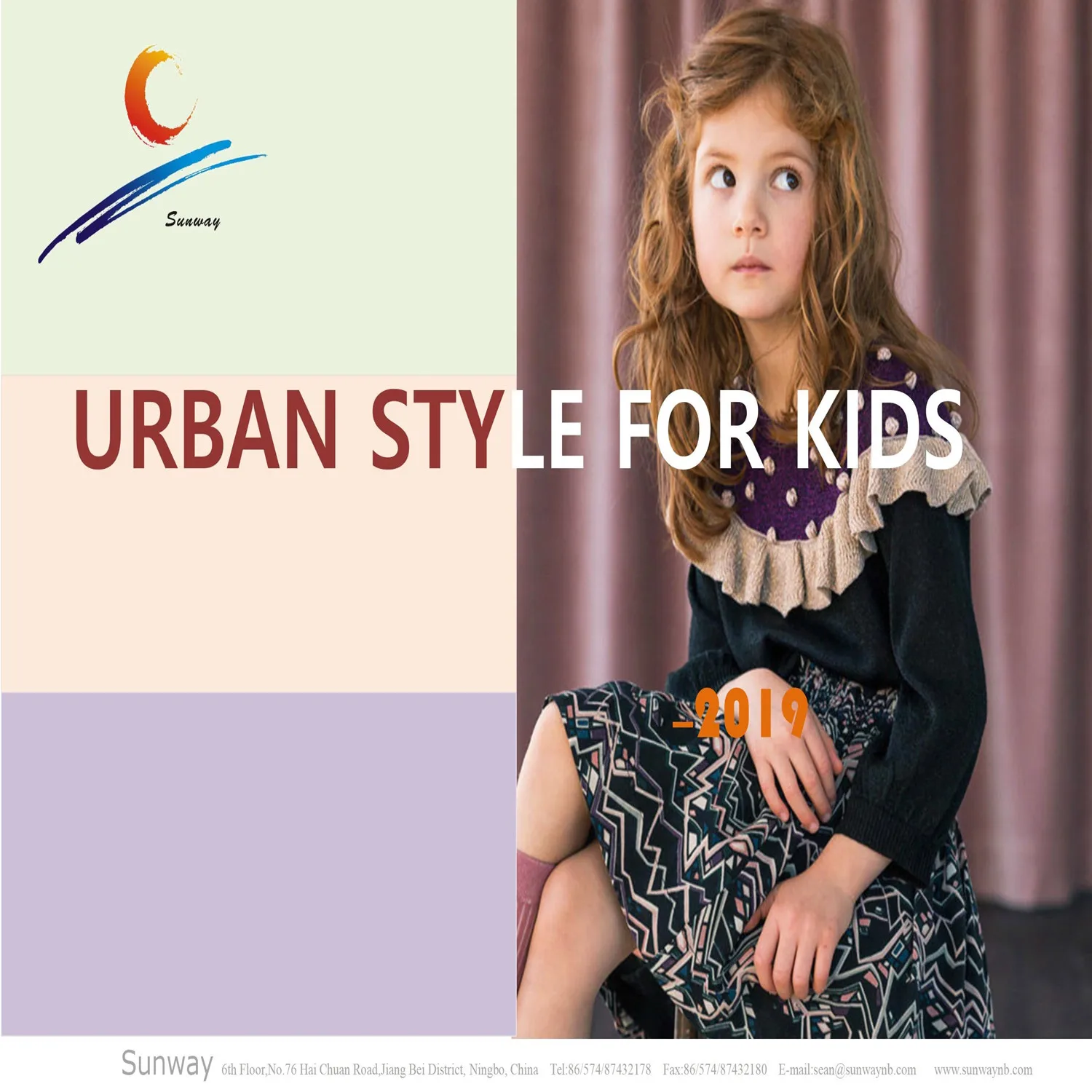 Fabric Orientation 2019 Sample book  Urban Style For Kids