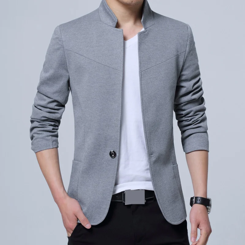 Traje De Cuello Vertical Para Hombre,Abrigo Juvenil De Ocio,Traje Con  Hebilla Única,Ropa Exterior,Ropa,Novedad De 2022 - Buy Chaquetas Y  Americanas,La Ropa De Los Hombres,Barato Chaquetas Y Americanas Product on  Alibaba.com