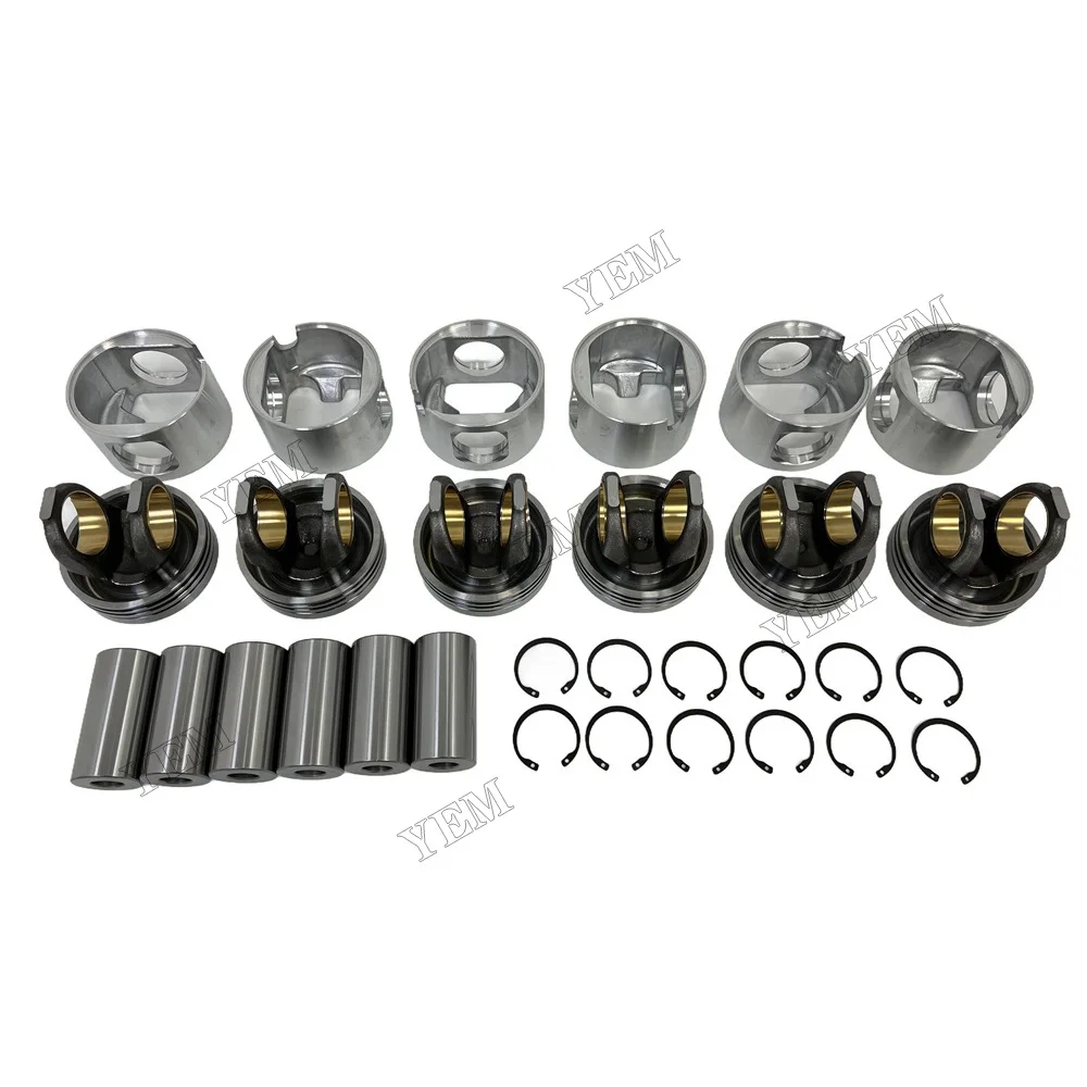 Piston With Pin Circlip Fit for Caterpillar C9 Engine Parts