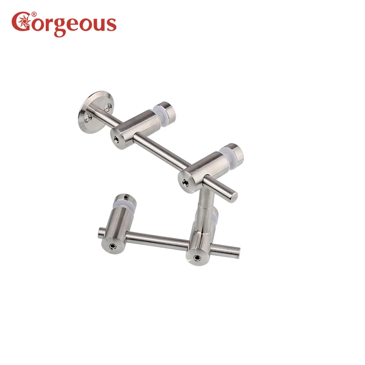 Gorgeous Adjustable glass to glass patch fitting glass connector