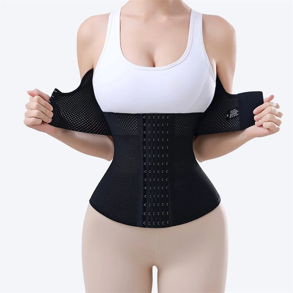 Waist Trainer Shaperwear Tummy Control Shaper Waist Cincher Trimmer Belt Double Trimmer Shaping Wrap Girdle Full Body Corset factory