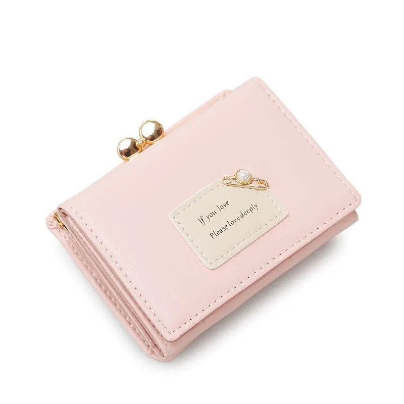 Wholesale Fashion Korean Short Card Zipper Cute Card Holder Coin Bag Zipper Card Holder Coin Purse Girl Wallet Wholesale nihaojewelry