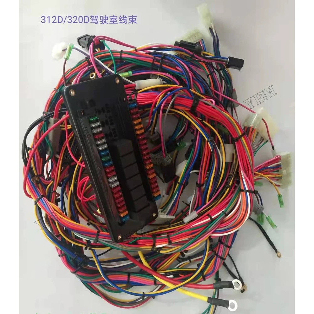 Cab Wiring Harness for Caterpillar 320D Industrial Machinery Spare Parts