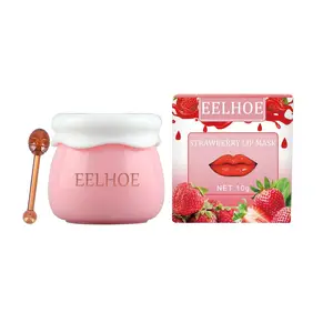 Costom Highly Nourishing Moisturizing Lipstick Anti Aging Lip Care Lip Gloss With Flowers Inside Collagen Collagen Lip Mask