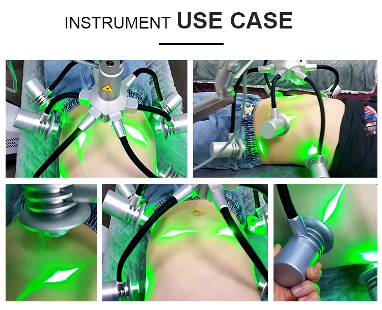 New Technology Vertical 6d Cold Soure Laser Fat Removal Weight Loss With Green Light