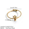 Gold color ring 3