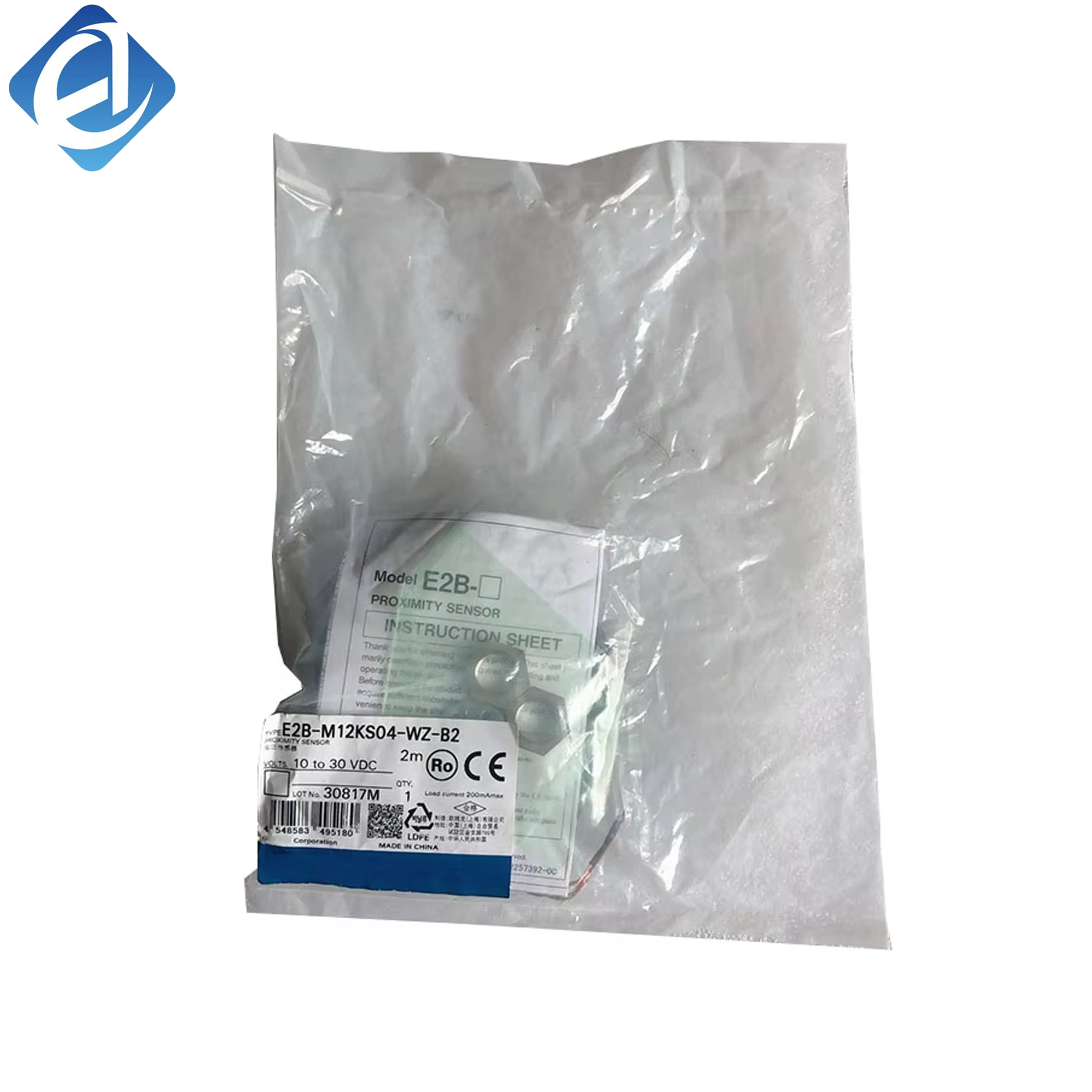 নতুন মূল E2B-M12KS04-WZ-B2 ওম্রন E2B সিরিজের ইনডাক্টিভ প্রক্সিমিটি সেন্সরের অন্তর্গত, যা স্বয়ংক্রিয়করণ লাইনে ধাতু সনাক্তকরণ, সীমা অবস্থান নির্ধারণ এবং কাজের টুকরো গণনার জন্য ব্যবহৃত হয়।