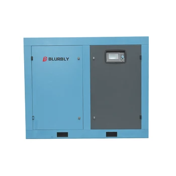 Factory price efficient 128cfm 22 KW single stage motor fixed power frequency screw air compressor