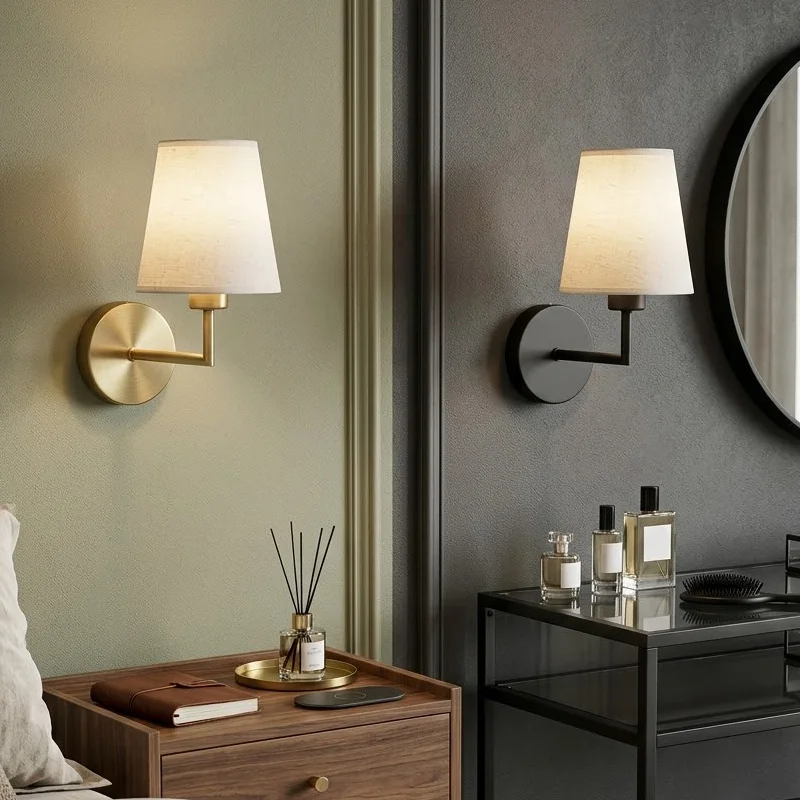 Classic Nordic Wireless Indoor for Home Decor Remote Control Led Battery Operated Mounted Sconce Light Rechargeable Wall Lamp