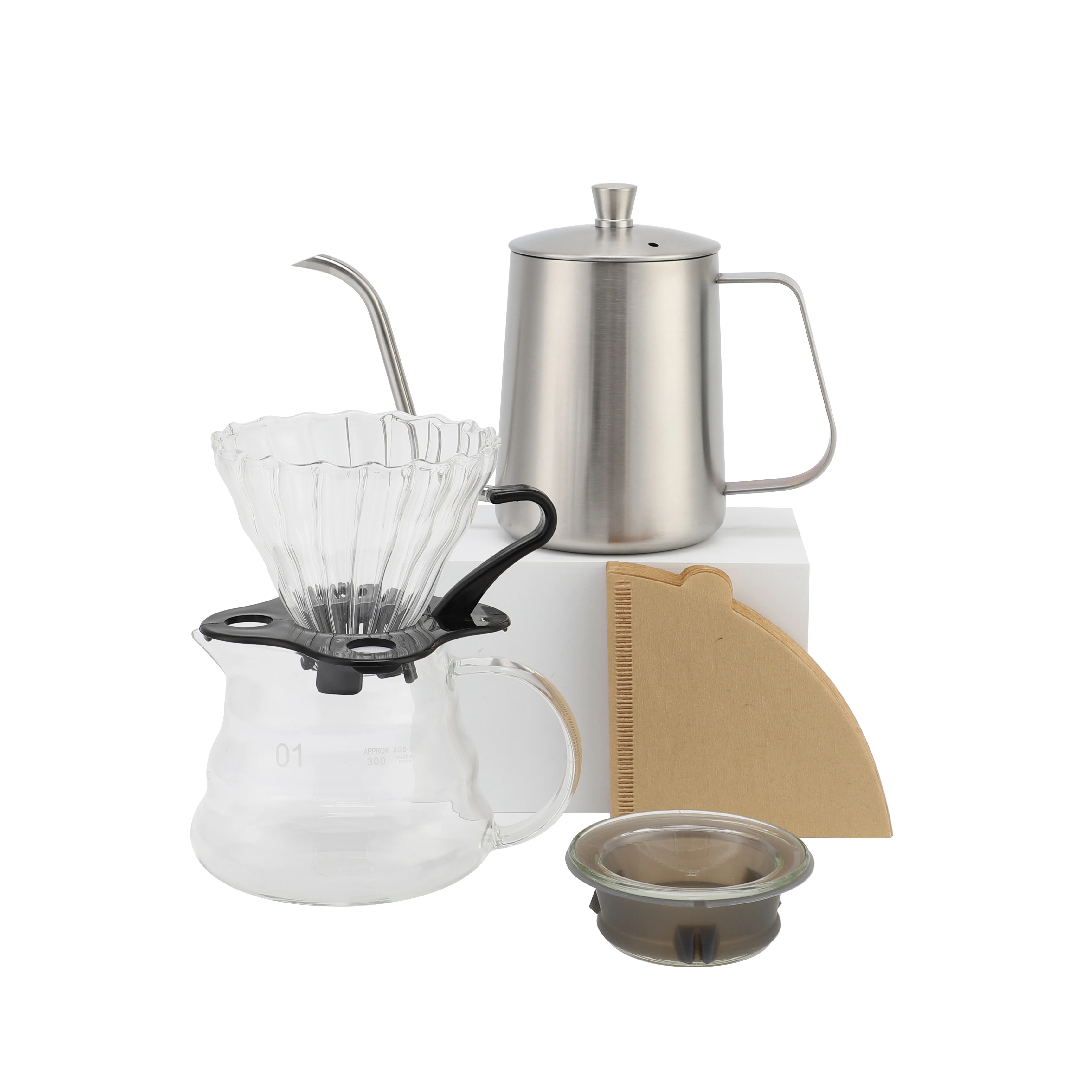 Custom Hot Sale Portable Coffee Maker Set Pour Over Drip Coffee Set