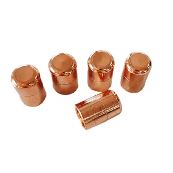 Custom High Pressure Spot Weld Tips Female Weld Electrode Cap Flat Type D13 x 20 Resistance Spot Welding Caps