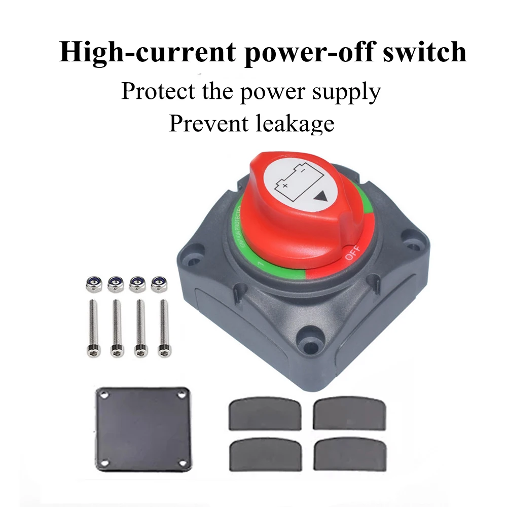 Slocable Cut Off Selector Switch 12v 24v 48v Dc Battery Disconnect