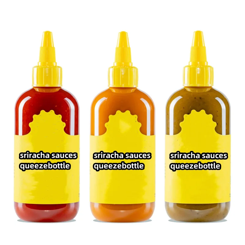 Juvale 24 Pack Boston Round Squeeze Bottle With Red Cap 2 Oz For BBQ Condiments Sauce Oil