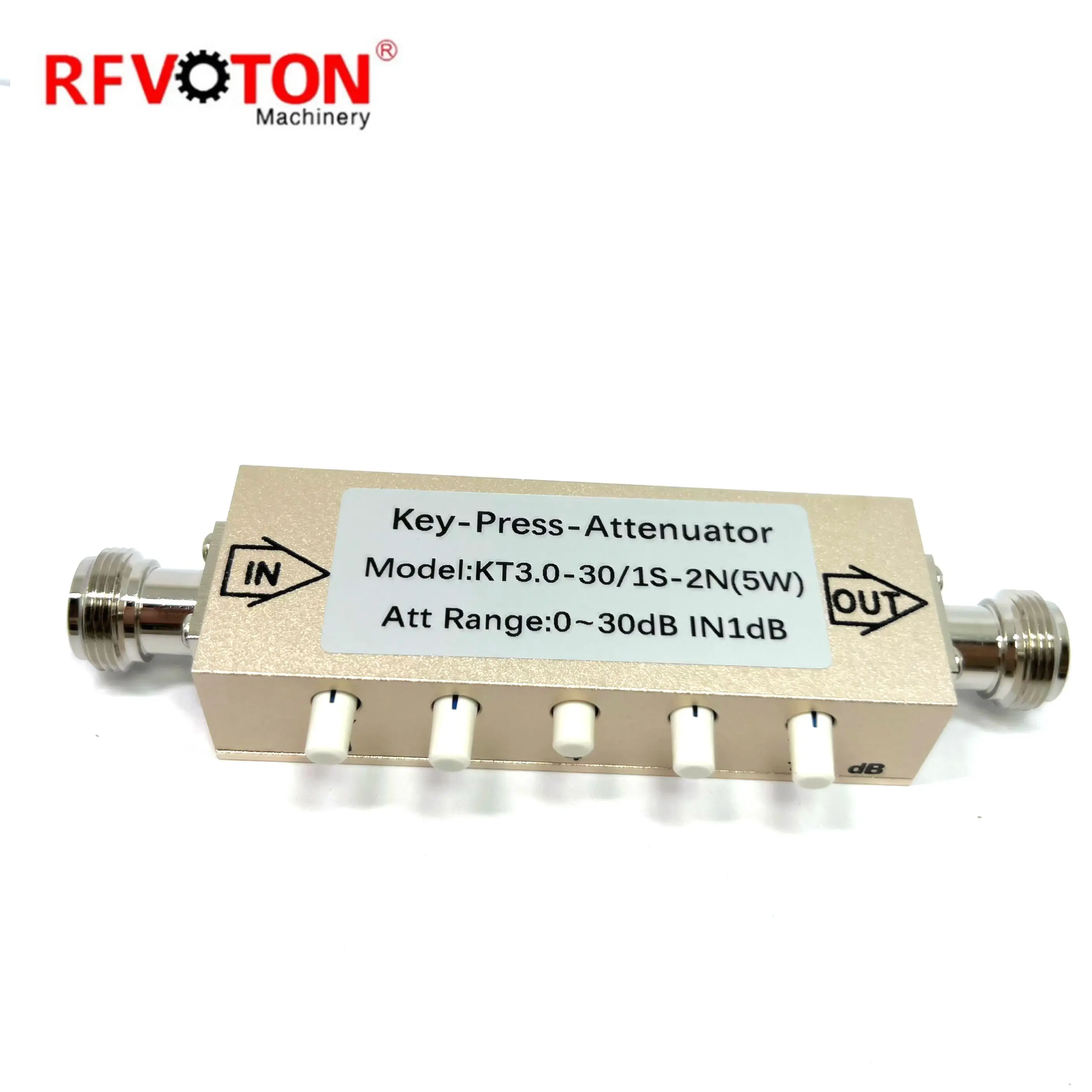 RF Coaxial variable attenuator N female connector 30db DC 0-3GHz supplier