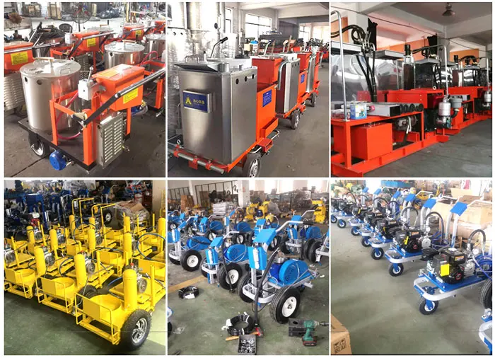 Best Asphalt Road Pavement Parking Lot Thermoplastic Paint Line Striping Machine For Sale Buy