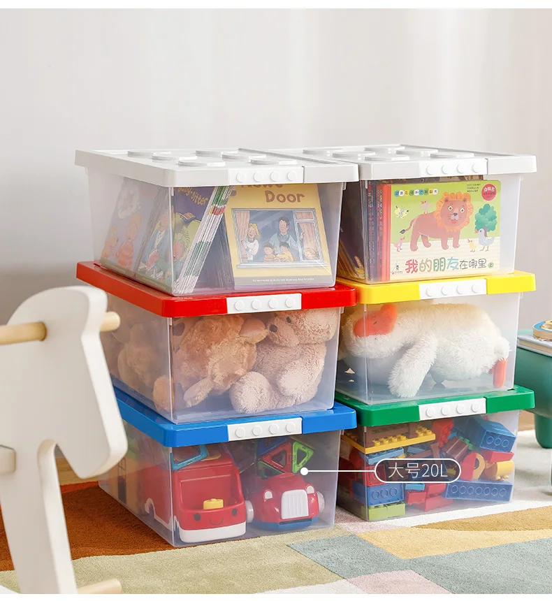 Shimoyama Mulit Size Home Toy Doll Organizer Multi Colour Stackable ...