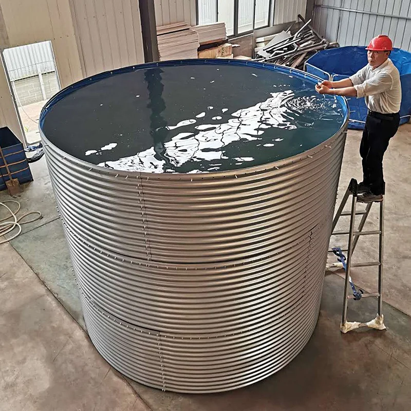 Prefabricated Galvanized Corrugated Water Tank Fire Water Tank Agricultural Water Tank for Irrigation