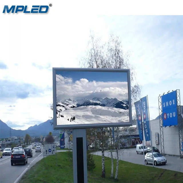 MPLED Board Display LED RGB SMD 1921 P5 Outdoor Billboard Sign Electronic Screen Price Vertical Stand Pole