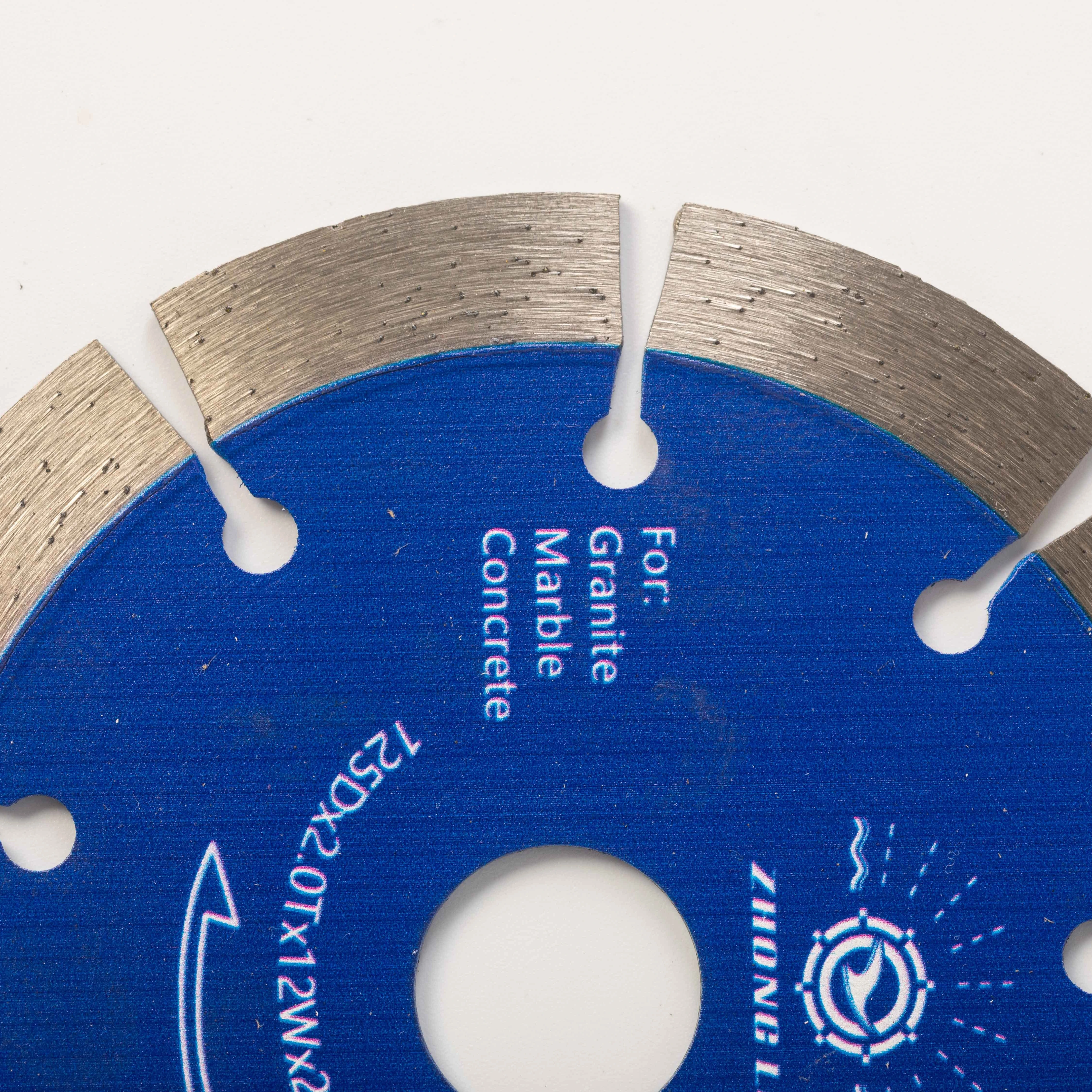 114mm Marble Cutting Continuous Diamond Circular Saw Blade for Granite Concrete Stone