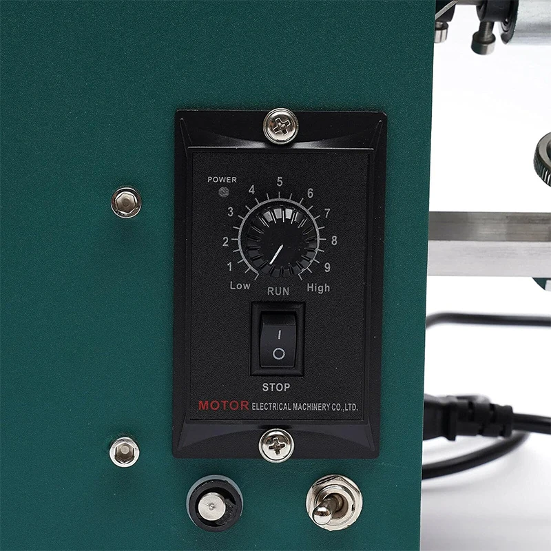Adjustable Speed Leather Splitting 110V Electric Leather Strap Cutting Craft Shoes Bag Paper Leather Splitter Machine