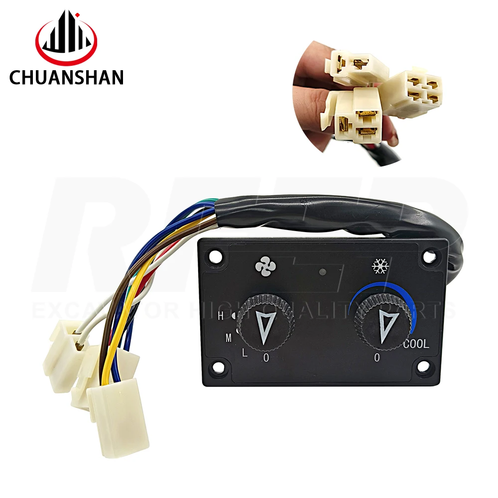 Climate Control Panel 803587881 for XCMG ZL50CV, LW300KN, LW300FN