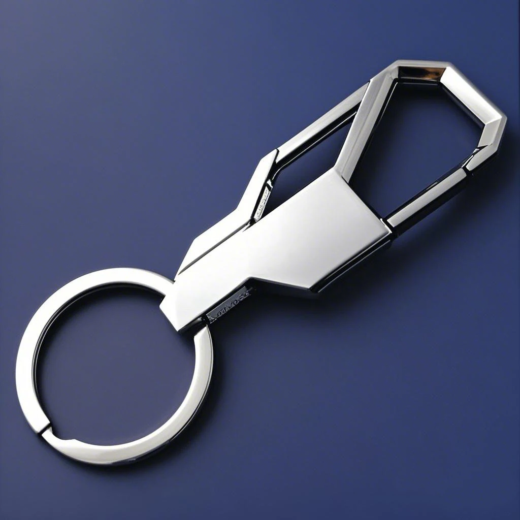 High Quality Style Custom Metal Carabiner Keychain Brass Alloy Heavy Duty Key Chain for Souvenir
