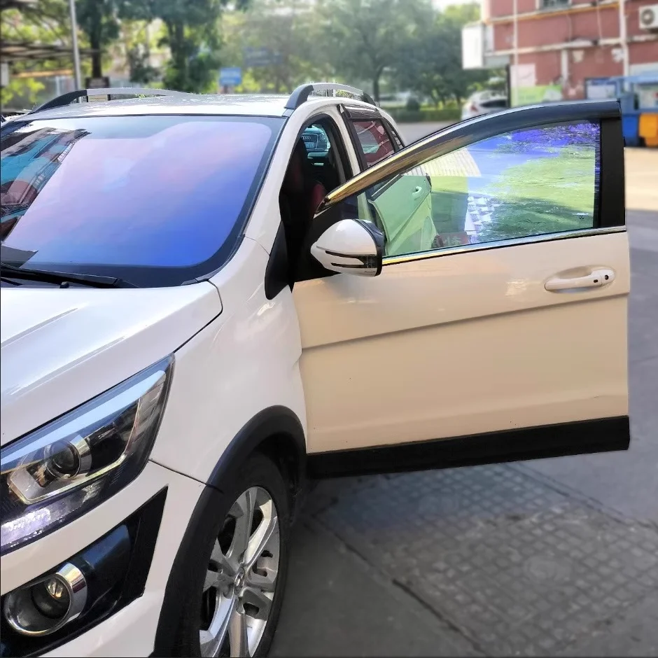 Тонировка logis Съемная Черная супер темная 100 процентов умная нано Солнечная Светоотражающая тонировка для автомобильной оконной