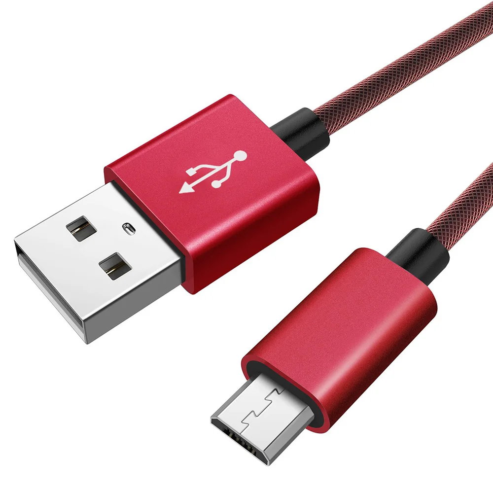 Кабель Micro USB XANUAN, 6 футов, USB 2,0 A папа-Micro B, шнур зарядного устройства, 2 А, быстрая зарядка и передача данных для телефонов на Android, Samsung, HTC
