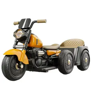 Children's Electric Motorcycle Children's Self-driving Toy Car Sitting Baby Tricycle Walking