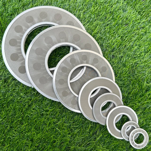 Stainless Steel Filter Disc with Metal Frame Wire Mesh Oil Filter for Cement Plants Filter Element