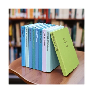 Wholesale Hardcover Notebooks Eco Friendly A4 A5 A6 Waterproof A5 A6 Cloth Linen Fabric Custom Journal Printing Logo Notebook