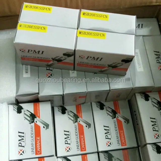 PMI Linear Guide Carriage MSB25TE MSB25TESSFCN Linear Guide Bearing for CNC
