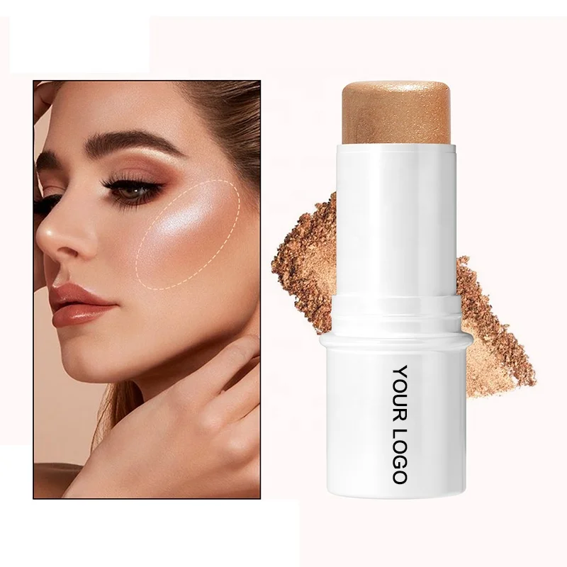 Private Label Multi Use Face Cosmetic Custom Smoothly Vegan Highlight Makeup Stick