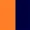 Orange / Navy