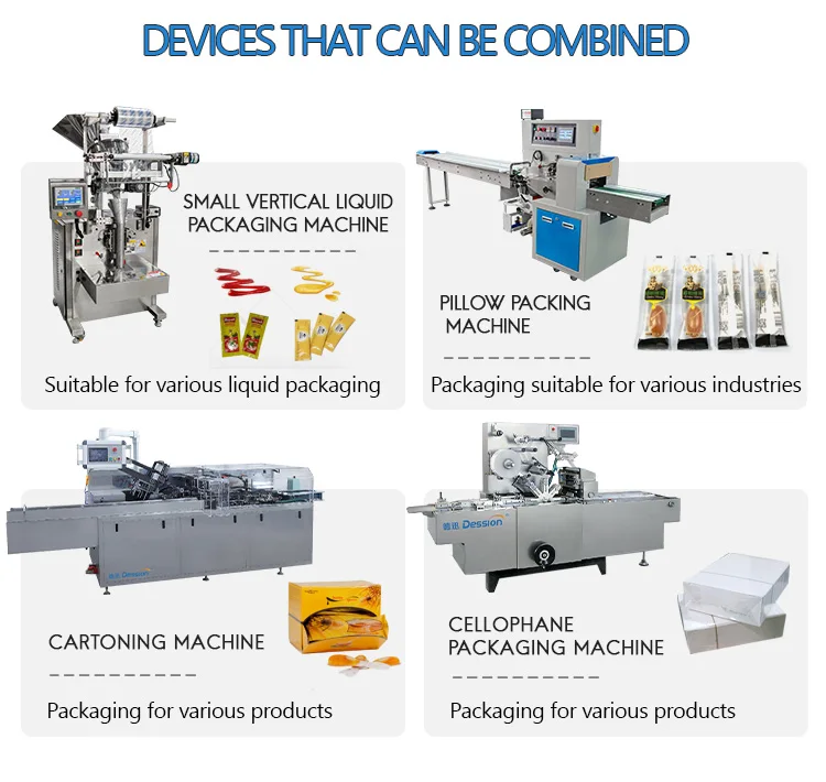 Fully Automatic Rotary Plastic Honey Spoon Filling Packing Machine In