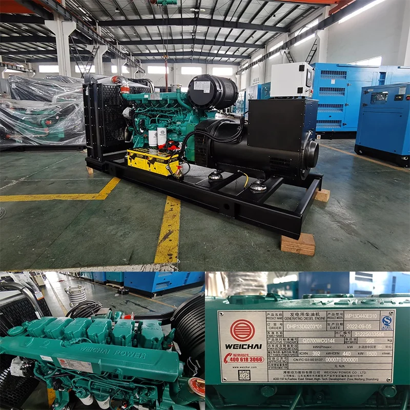 Jiangsu Factory Weichai Series WP4D108E200 100kw diesel Generator 125kva