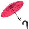 Curved handle-rose red