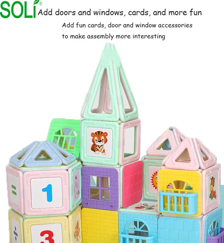 Прямые продажи с фабрики магнитные части здания Конструкторы набор дешевые игрушки Китай